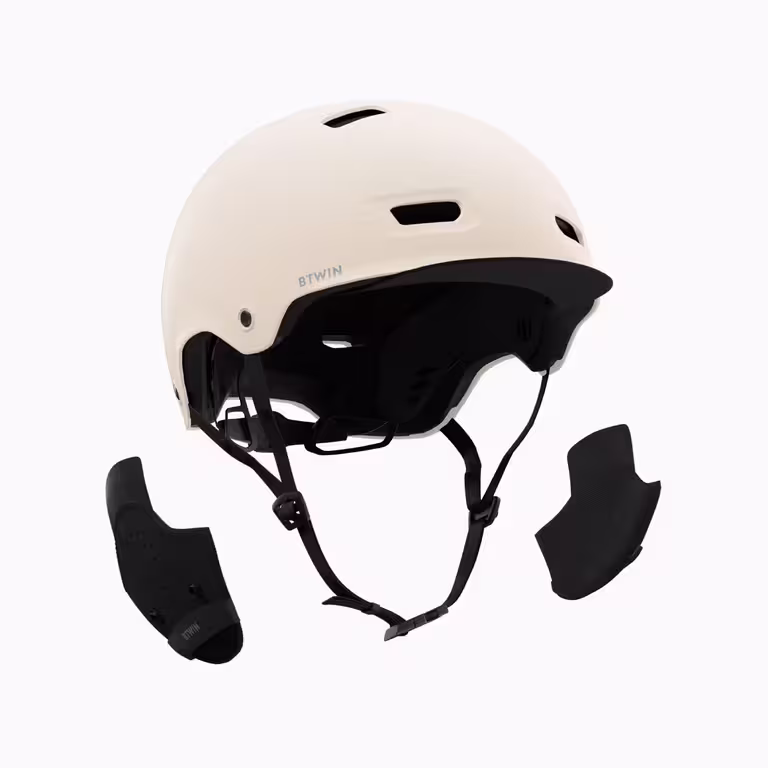 cream helmet shown from the side